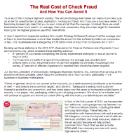 The Real Cost of Check Fraud