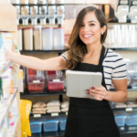 Retail worker doing inventory | Behind the Shelves: The Hidden Hurdles in the Retail Supply Chain Every Business Owner Must Conquer | Safeguard